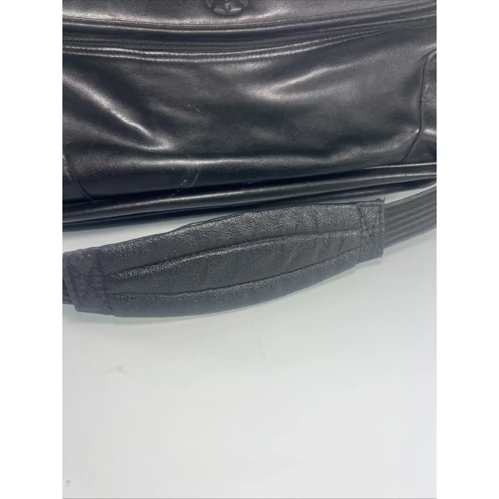 Avenues America: vintage harness leather laptop briefcase